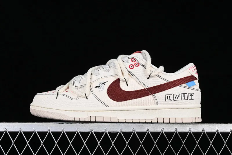 All categories Nk SB Dunk series Nk SB Dunk Low low-top sneakers J version Nk Dunk Low Retro "Light Orewood Brown" denim SB strap low-top casual sneakers DV0834-100